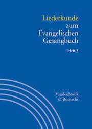 Cover von Liederkunde zum Evangelischen Gesangbuch. Heft 3