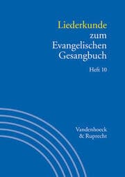 Cover von Liederkunde zum Evangelischen Gesangbuch. Heft 10