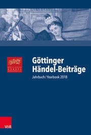 Cover von Göttinger Händel-Beiträge 19