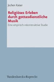Cover von Religiöses Erleben durch gottesdienstliche Musik