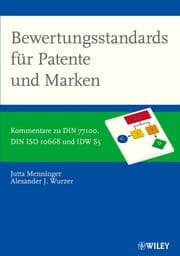 Cover von Bewertungsstandards für Patente und Marken
