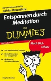 Cover von Entspannen durch Meditation für Dummies Das Pocketbuch