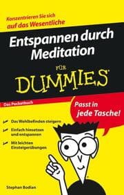 Cover von Entspannen durch Meditation für Dummies
