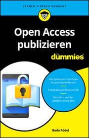 Cover von Open Access publizieren für Dummies