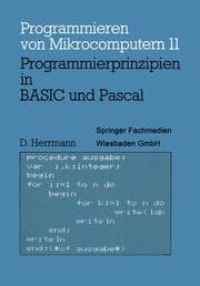 Cover von Programmierprinzipien in BASIC und Pascal