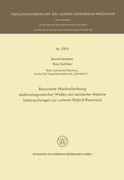 Cover von Resonante Wechselwirkung elektromagnetischer Wellen mit ionisierter Materie