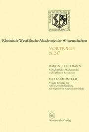 Cover von Wirtschaftliches Wachstum bei erschöpfbaren Ressourcen