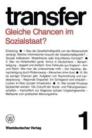 Cover von Gleiche Chancen im Sozialstaat?