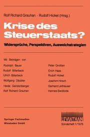 Cover von Krise des Steuerstaats?