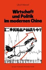 Cover von Wirtschaft und Politik im modernen China