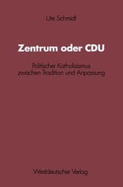 Cover von Zentrum oder CDU