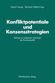 Cover von Konfliktpotentiale und Konsensstrategien
