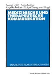 Cover von Medizinische und therapeutische Kommunikation