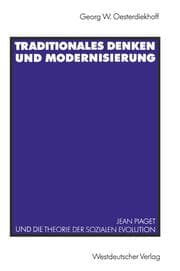 Cover von Traditionales Denken und Modernisierung