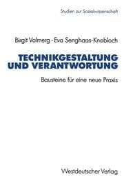 Cover von Technikgestaltung und Verantwortung