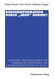 Cover von Bürgerinformation durch neue Medien?