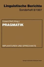 Cover von Pragmatik