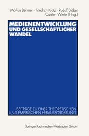 Cover von Medienentwicklung und gesellschaftlicher Wandel