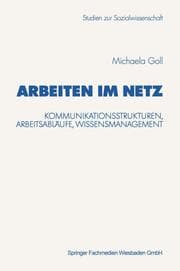 Cover von Arbeiten im Netz