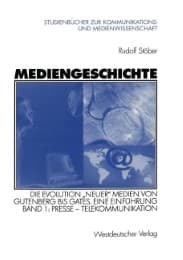 Cover von Mediengeschichte 1
