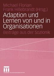 Cover von Adaption und Lernen von und in Organisationen
