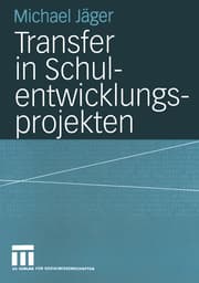 Cover von Transfer in Schulentwicklungsprojekten