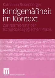 Cover von Kindgemäßheit im Kontext