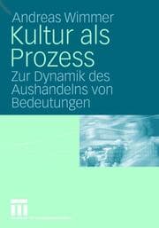 Cover von Kultur als Prozess