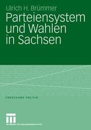 Cover von Parteiensystem und Wahlen in Sachsen