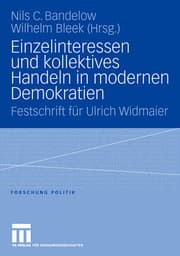 Cover von Einzelinteressen und kollektives Handeln in modernen Demokratien