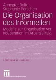 Cover von Die Organisation des Informellen