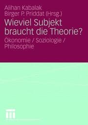 Cover von Wieviel Subjekt braucht die Theorie?