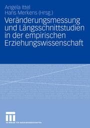 Cover von Veränderungsmessung und Längsschnittstudien in der empirischen Erziehungswissenschaft