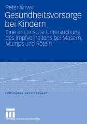 Cover von Gesundheitsvorsorge bei Kindern