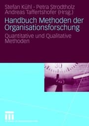 Cover von Handbuch Methoden der Organisationsforschung