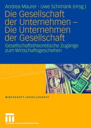 Cover von Die Gesellschaft der Unternehmen - Die Unternehmen der Gesellschaft