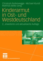 Cover von Kinderarmut in Ost- und Westdeutschland