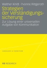 Cover von Strategien der Verständigungssicherung