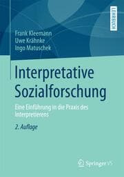 Cover von Interpretative Sozialforschung