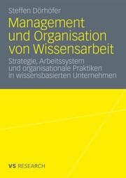 Cover von Management und Organisation von Wissensarbeit