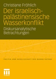 Cover von Der israelisch-palästinensische Wasserkonflikt