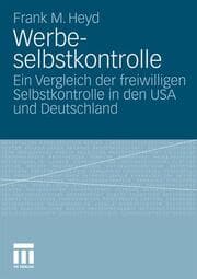 Cover von Werbeselbstkontrolle