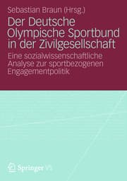 Cover von Der Deutsche Olympische Sportbund (DOSB) in der Zivilgesellschaft