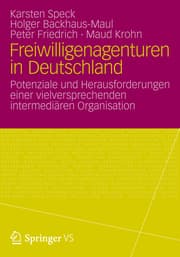 Cover von Freiwilligenagenturen in Deutschland