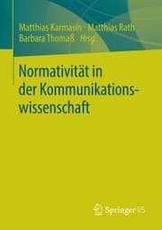Cover von Normativität in der Kommunikationswissenschaft