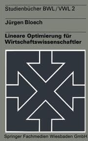 Cover von Lineare Optimierung für Wirtschaftswissenschaftler
