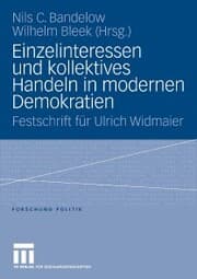 Cover von Einzelinteressen und kollektives Handeln in modernen Demokratien