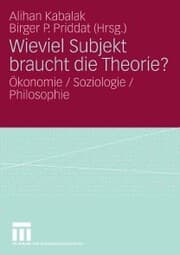 Cover von Wieviel Subjekt braucht die Theorie?