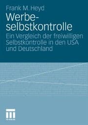 Cover von Werbeselbstkontrolle