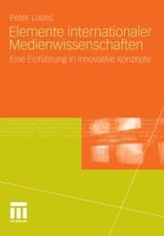 Cover von Elemente internationaler Medienwissenschaften